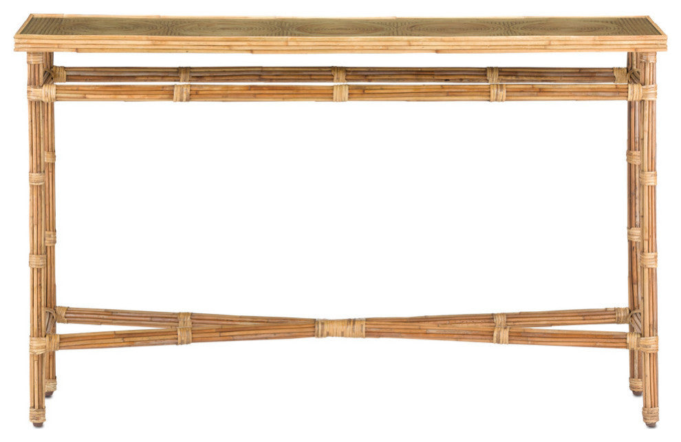 Primary product image: full front-facing view on a white background representing the Silang Console Table.