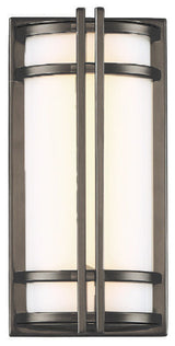 Modern Forms Skyscraper 12" LED Outdoor Wall Light, Bronze
