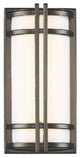 Modern Forms Skyscraper 12" LED Outdoor Wall Light, Bronze