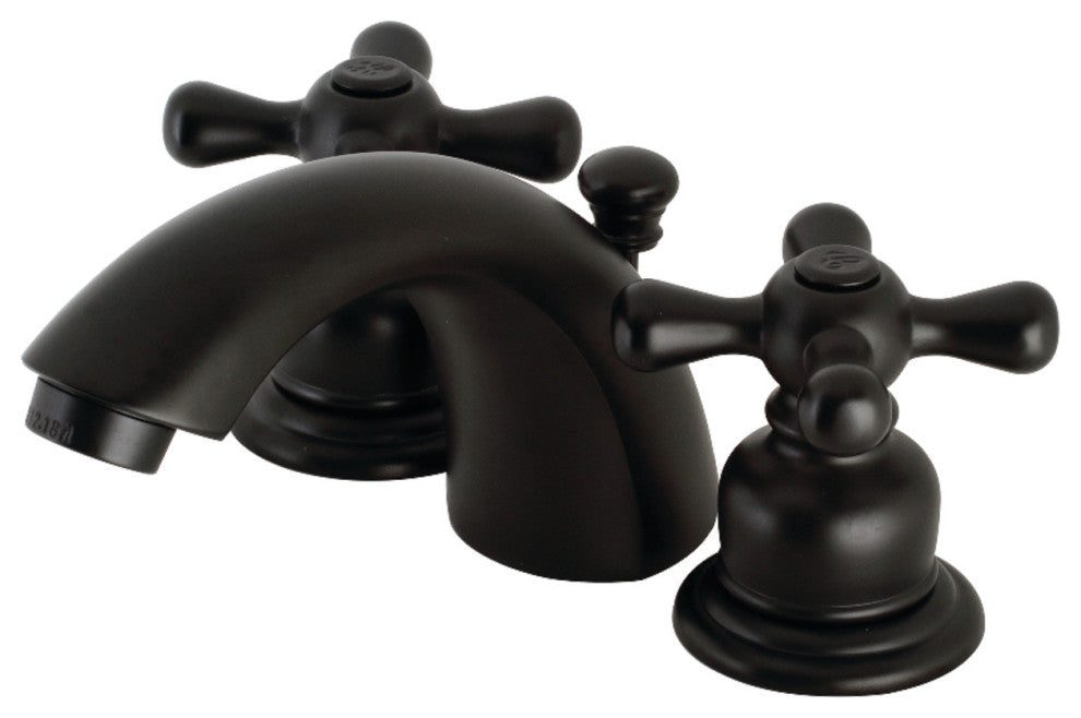 Kingston Brass KB940AX Victorian Widespread Bathroom Faucet, Matte Black