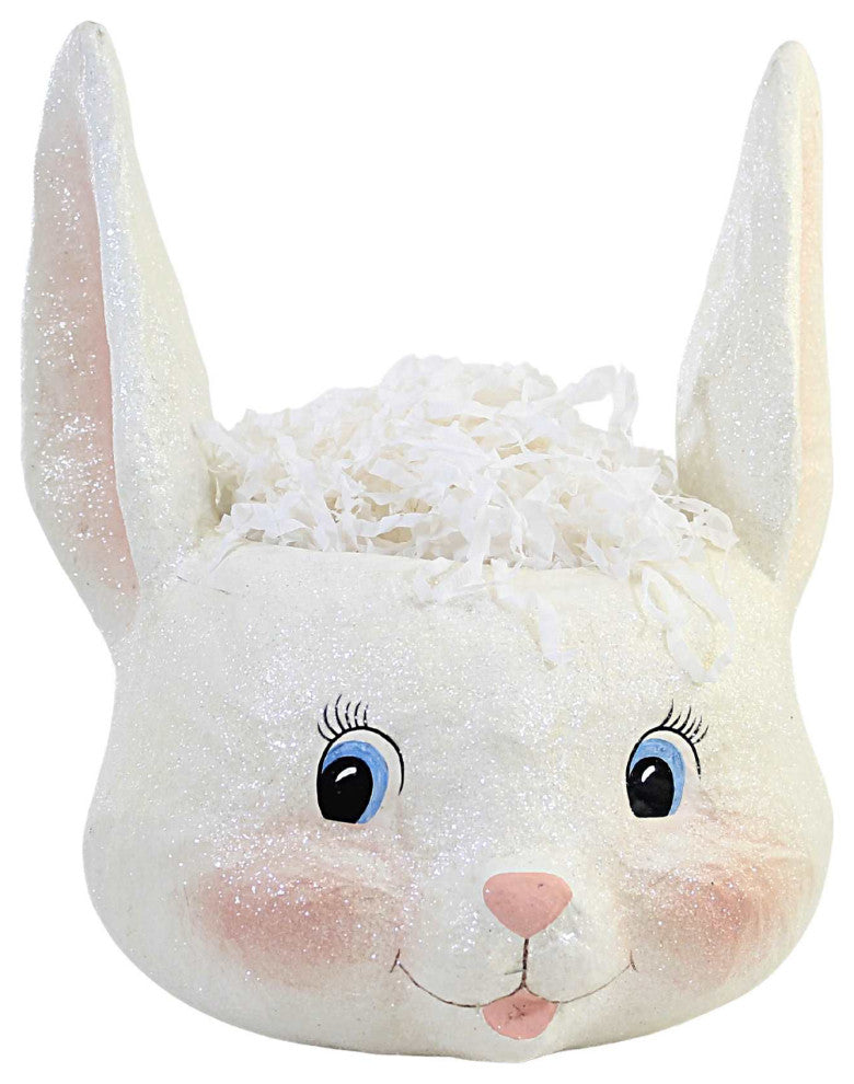 Easter Large Sweet Bunny Bucket Decorative Candy Handmade Decor Tj1308