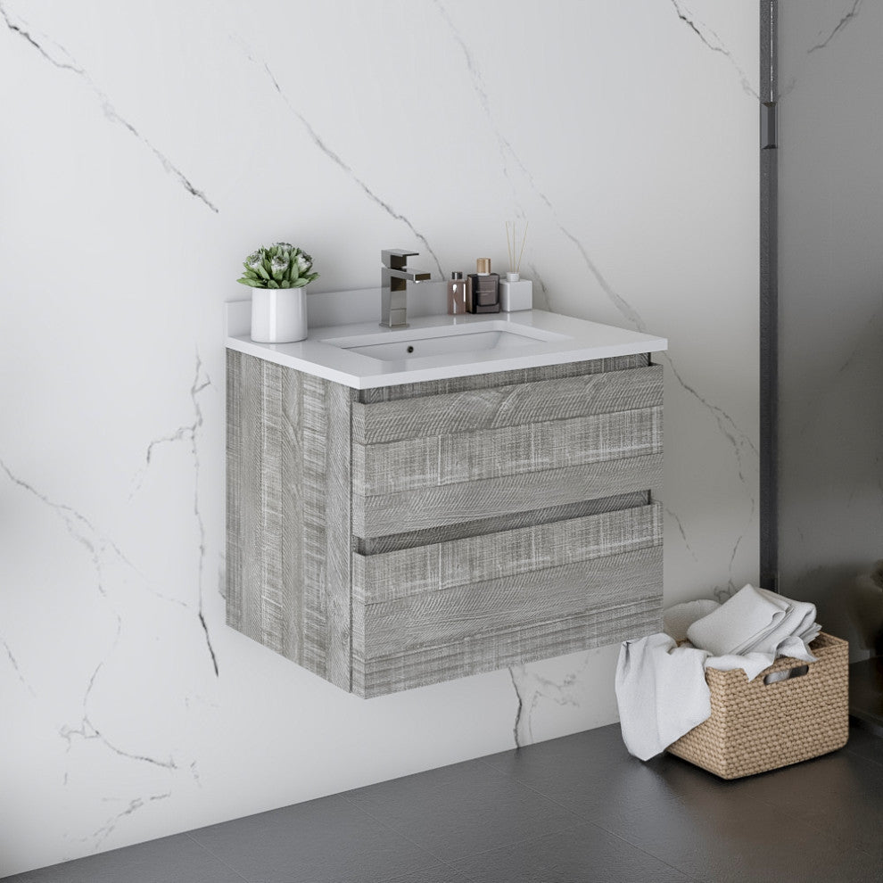 Fresca Formosa Wall Hung Modern Bathroom Cabinet