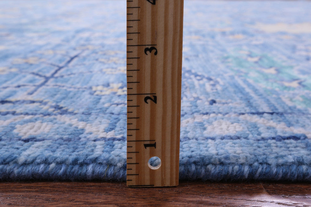 10' 2" X 14' 1" Turkish Oushak Hand Knotted Wool Rug - Q13284