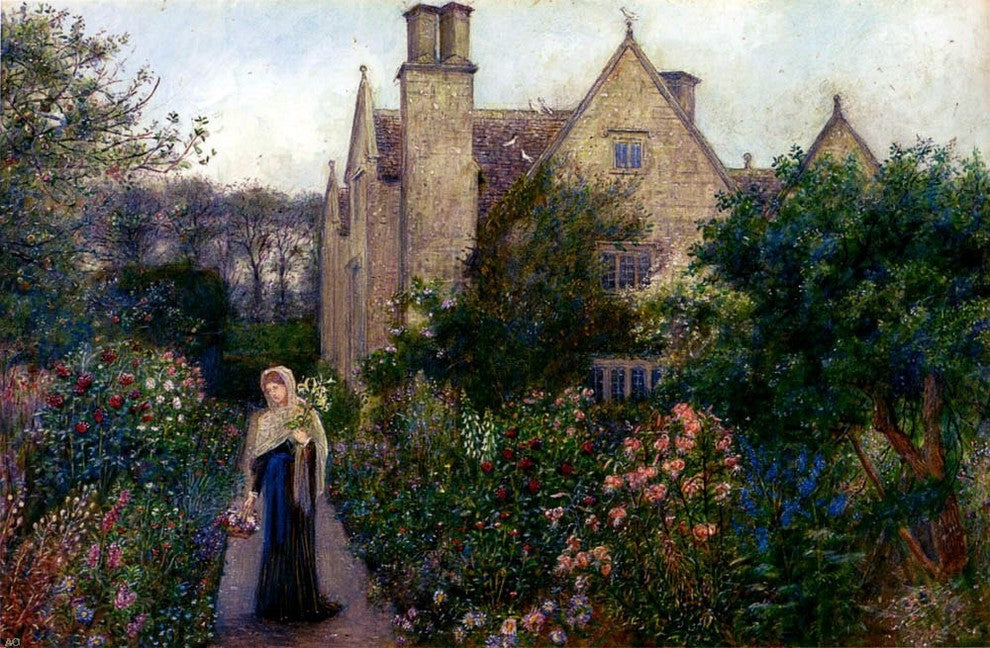 Maria Spartali Stillman The Long Walk Wrapped Canvas