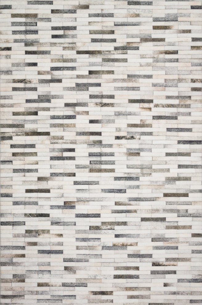 Printed Maddox Area Rug by Loloi II, Ivory/Gray, 5'x7'6"