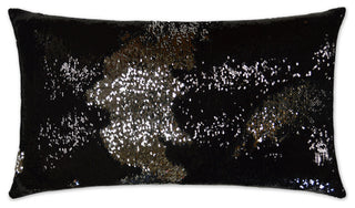 Hylee Lumbar Pillow - Black/Silver