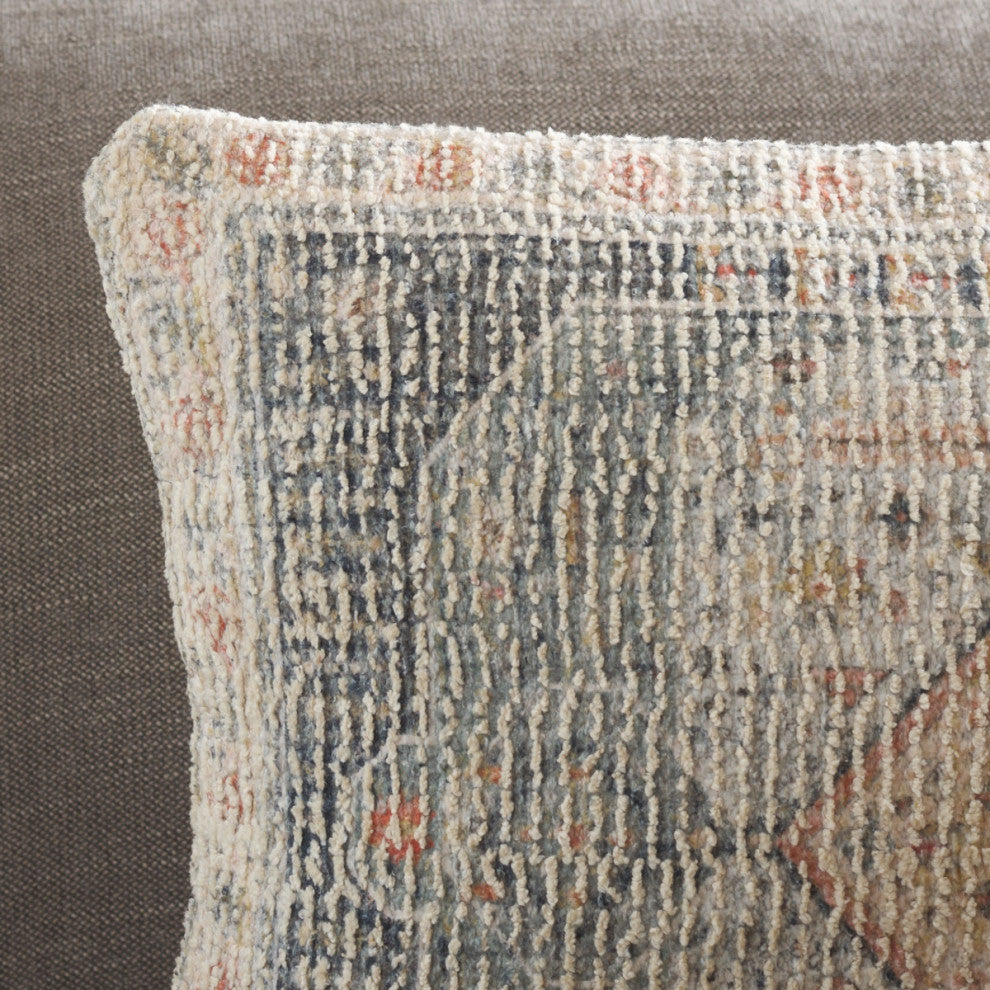 Safavieh Jayde Pillow, Moss Green/Blush