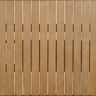 Cypress Outdoor Patio Dining Table, Blonde Eucalyptus Wood