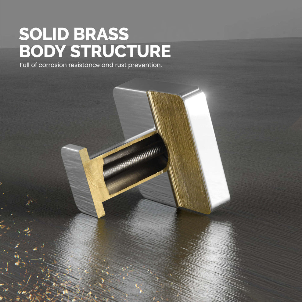 Blaze Bathroom Towel & Robe Hook, Chrome