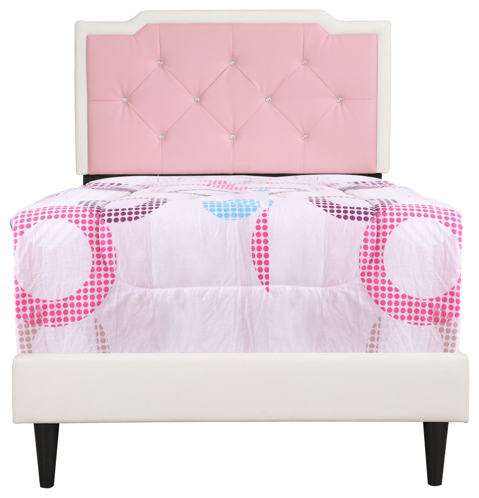 Starlight All in One Bed, Pink/White, Twin