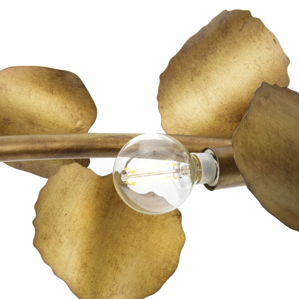 Laurel Collection 8-Light Transitional Chandelier, Gold Ombre