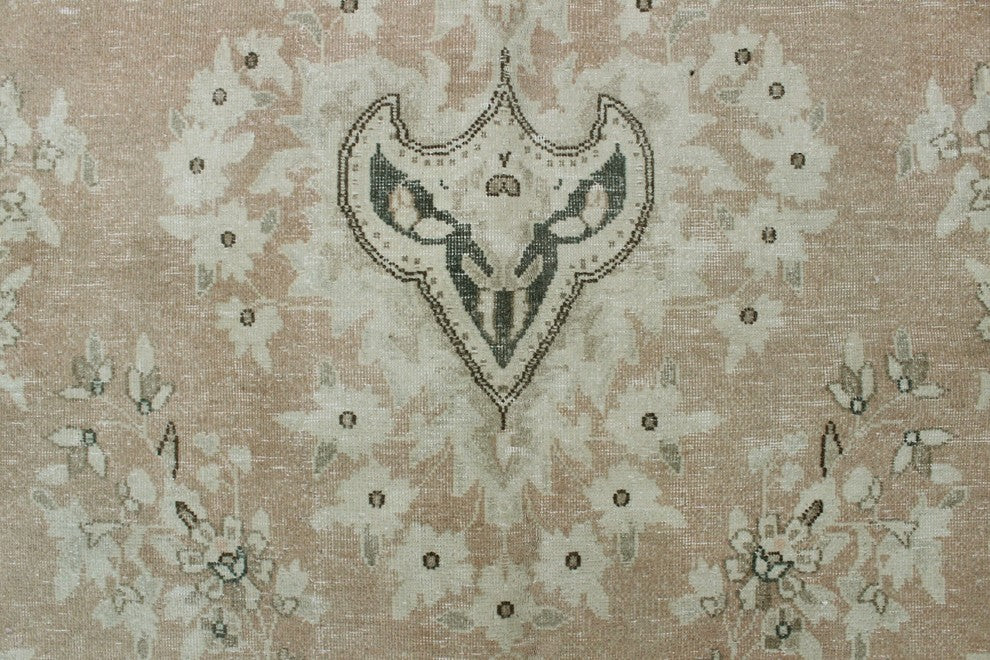Fine Vintage Distressed Everleigh Rust Rug 9'10"x13'0"