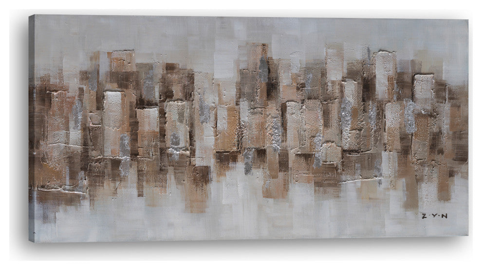 "Abstract Desert Dunes" Hand Painted Canvas Artwork; Fine Art; Modern Artwork