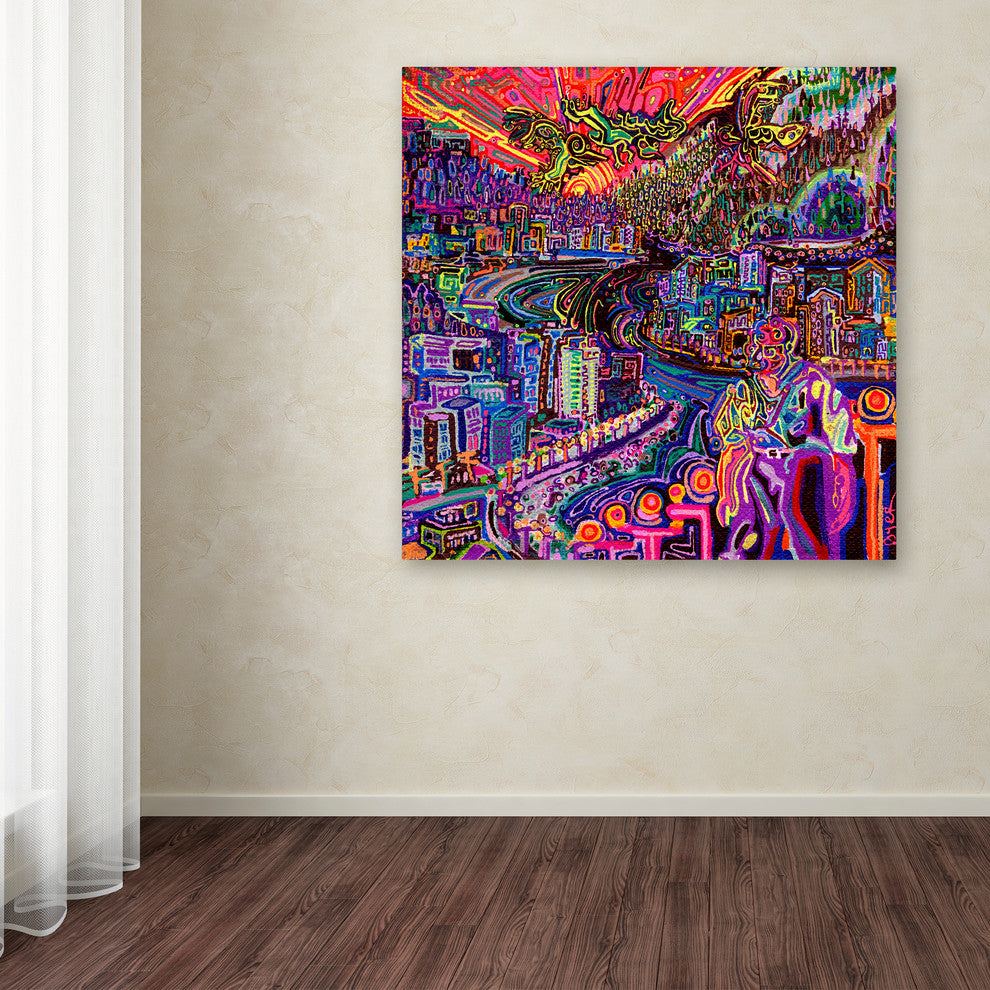 Josh Byer 'Hobo' Canvas Art, 35x35