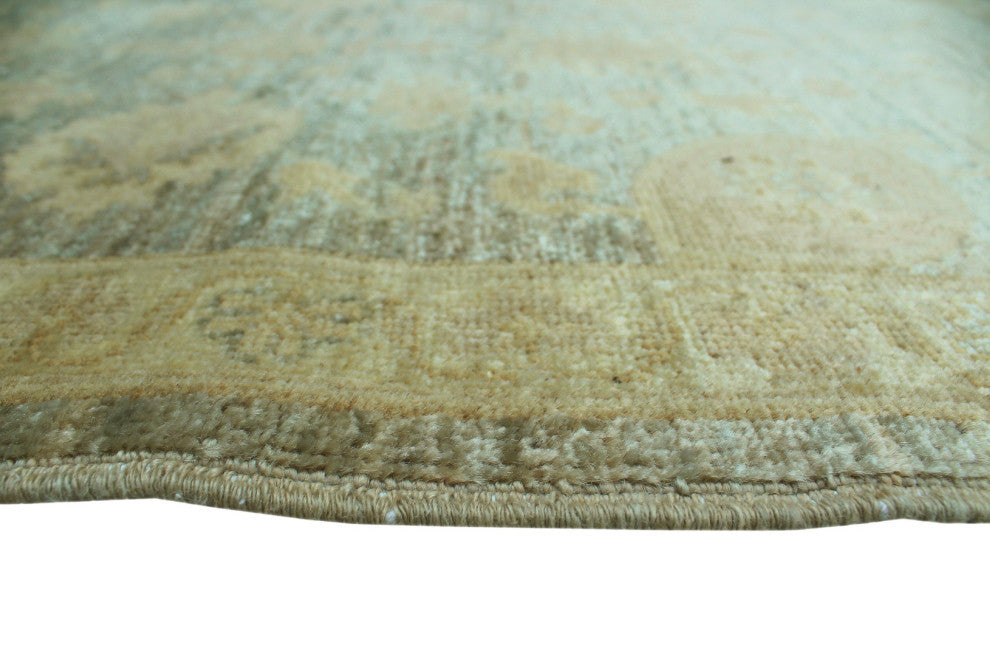 Yousafi Fine Chobi Kader Gray Runner, 2''6x7''8