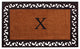 Rembrandt Monogram Doormat 22"x36", Letter X