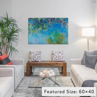 "Wisteria" Wrapped Canvas Art Print, 18x12x1.5