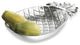 Silver Tropical Pineapple Shaped Serving Bowl