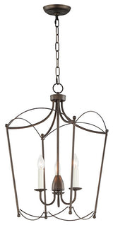 Maxim Lighting Plumette 3-Light Pendant, Chestnut Bronze, 12163CHB