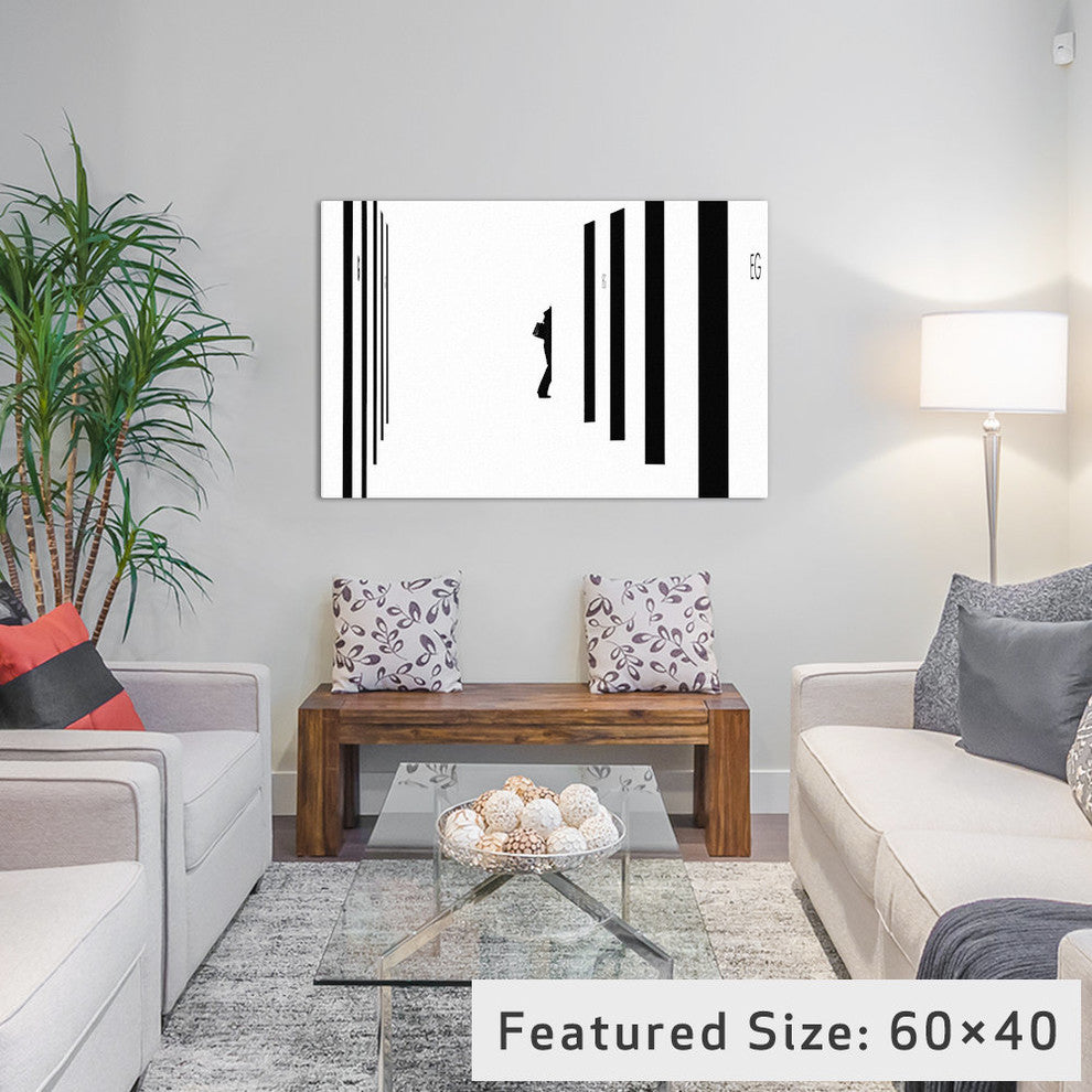 "Barcode" by Andreas Bauer, 40x26x1.5
