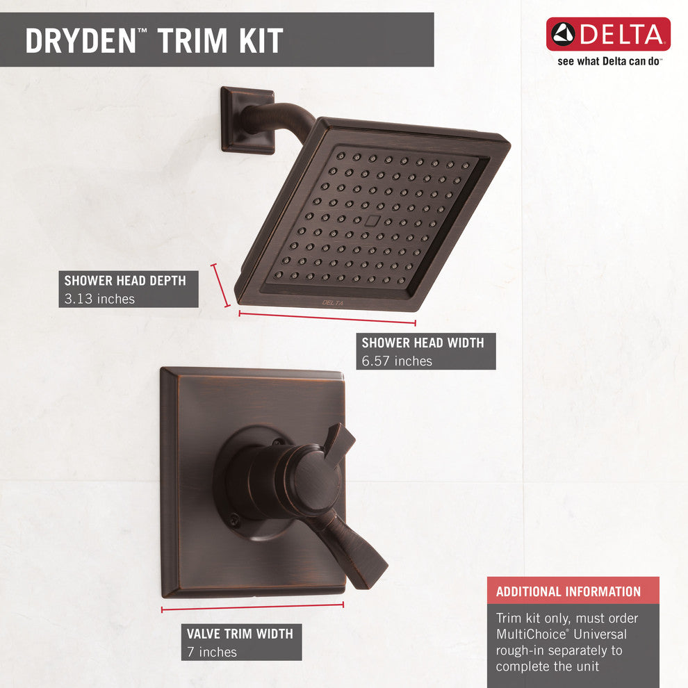 Delta Dryden Monitor 17 Series Shower Trim, Venetian Bronze, T17251-RB