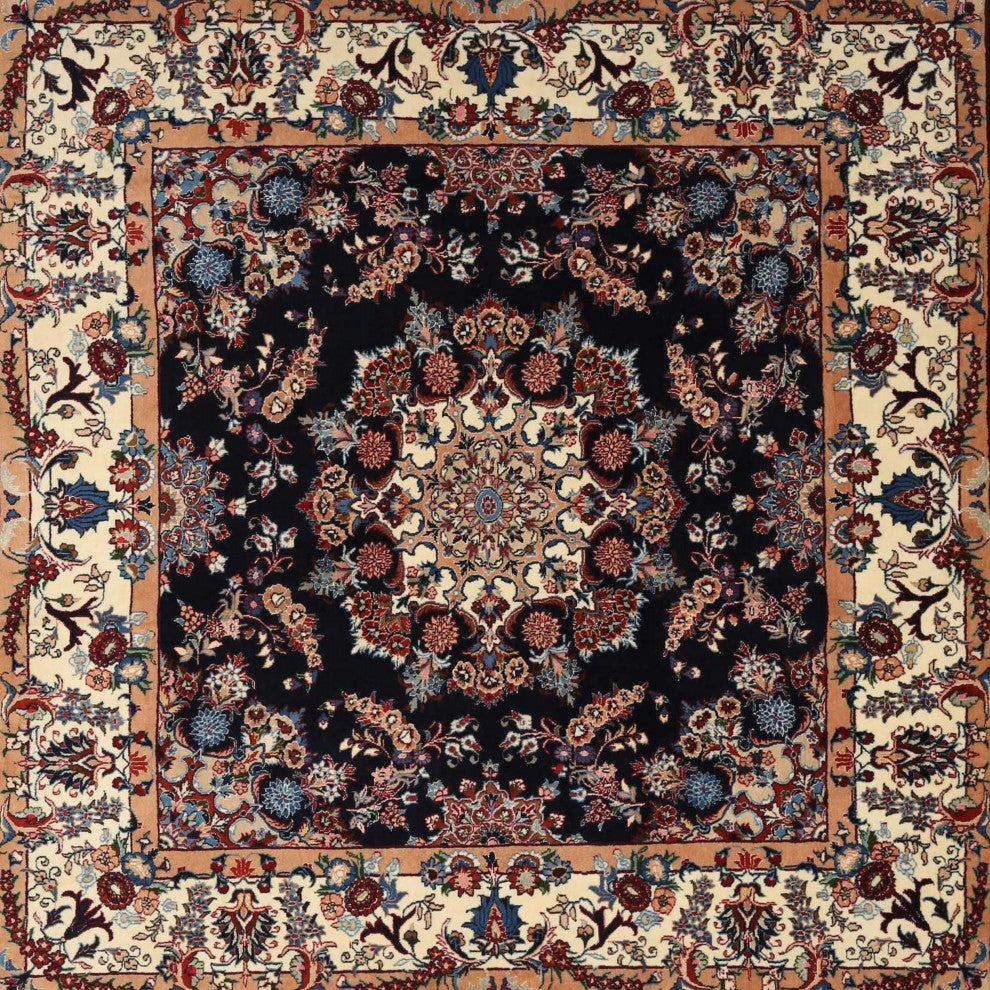 Ahgly Company Indoor Square Traditional Area Rugs, 4' Square