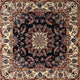 Ahgly Company Indoor Square Traditional Area Rugs, 4' Square