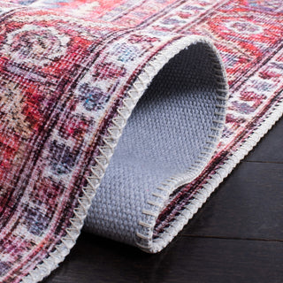 Safavieh Serapi SEP389 Rug Machine-Washable, Red/Navy, 6'7"x9'