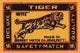 Tiger Safety Match- Canvas Poster 20" x 30"