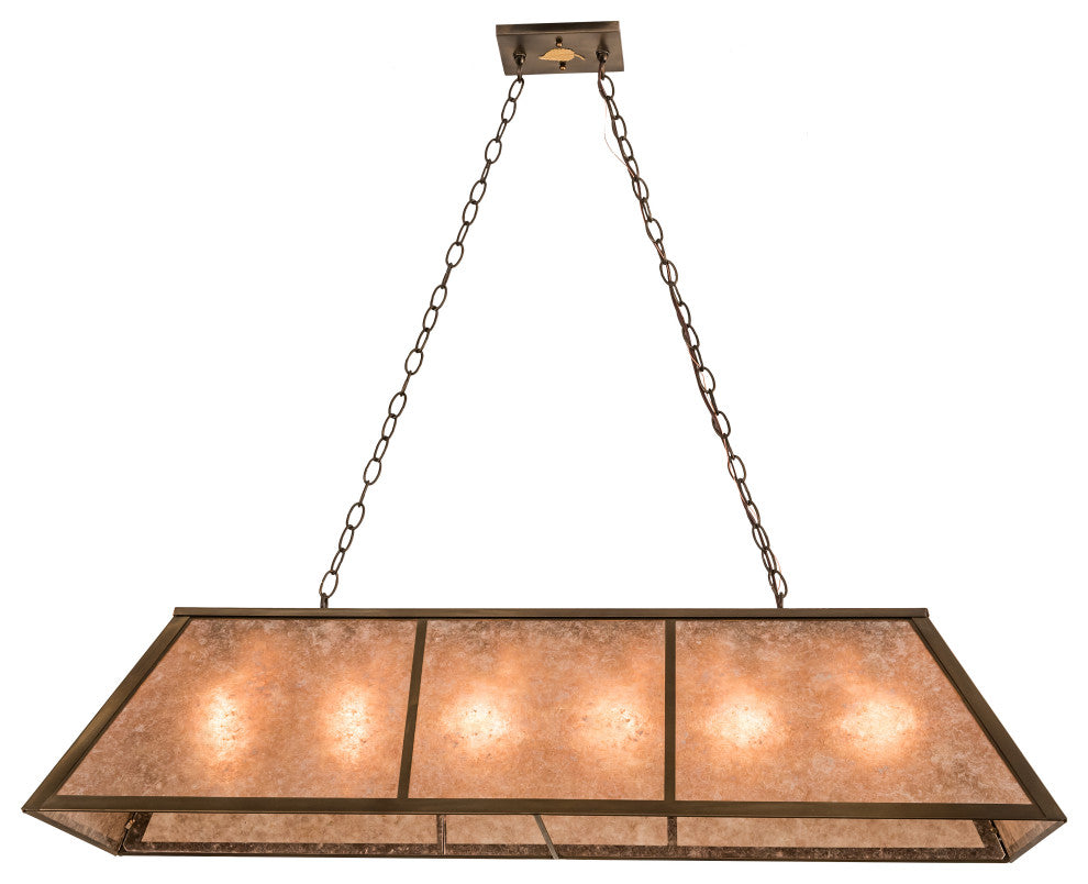 48 Long Tri-Panel Oblong Pendant