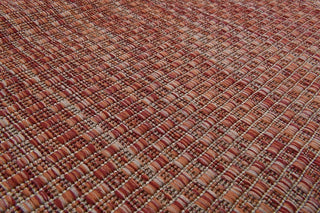 Unique Loom Rust Red Solid Outdoor 2' 0 x 6' 0 Runner Rug