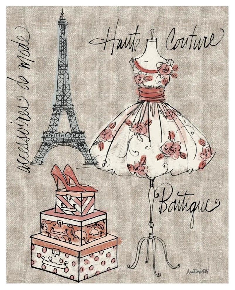 "Fashion Week II" Digital Paper Print by Anne Tavoletti, 22"x26"