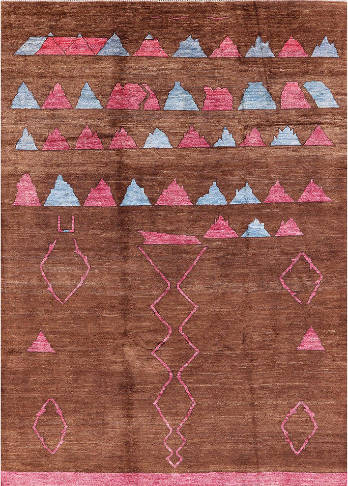 Ahgly Company Indoor Rectangle Mid-Century Modern Area Rugs, 6' x 9'