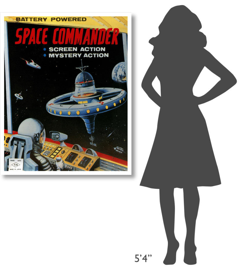 "Space Commander" Digital Paper Print by Retrorocket, 34"x42"