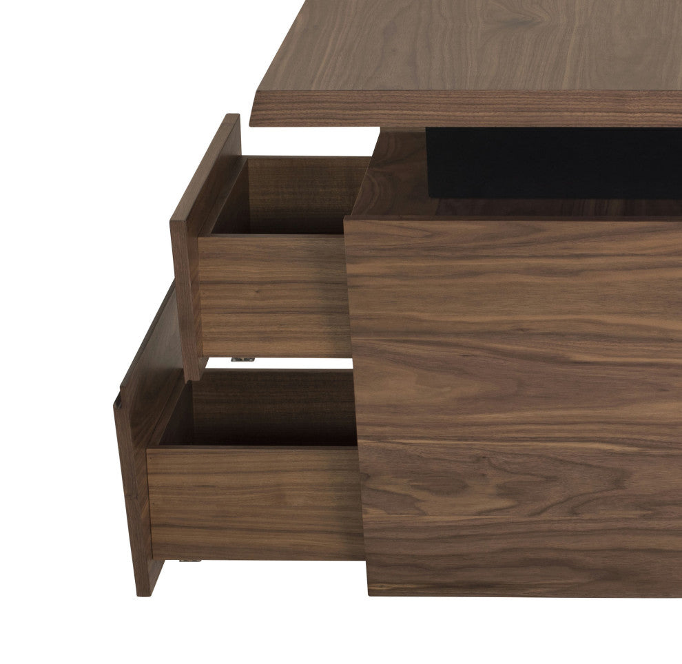 Styx Walnut Wood Desk