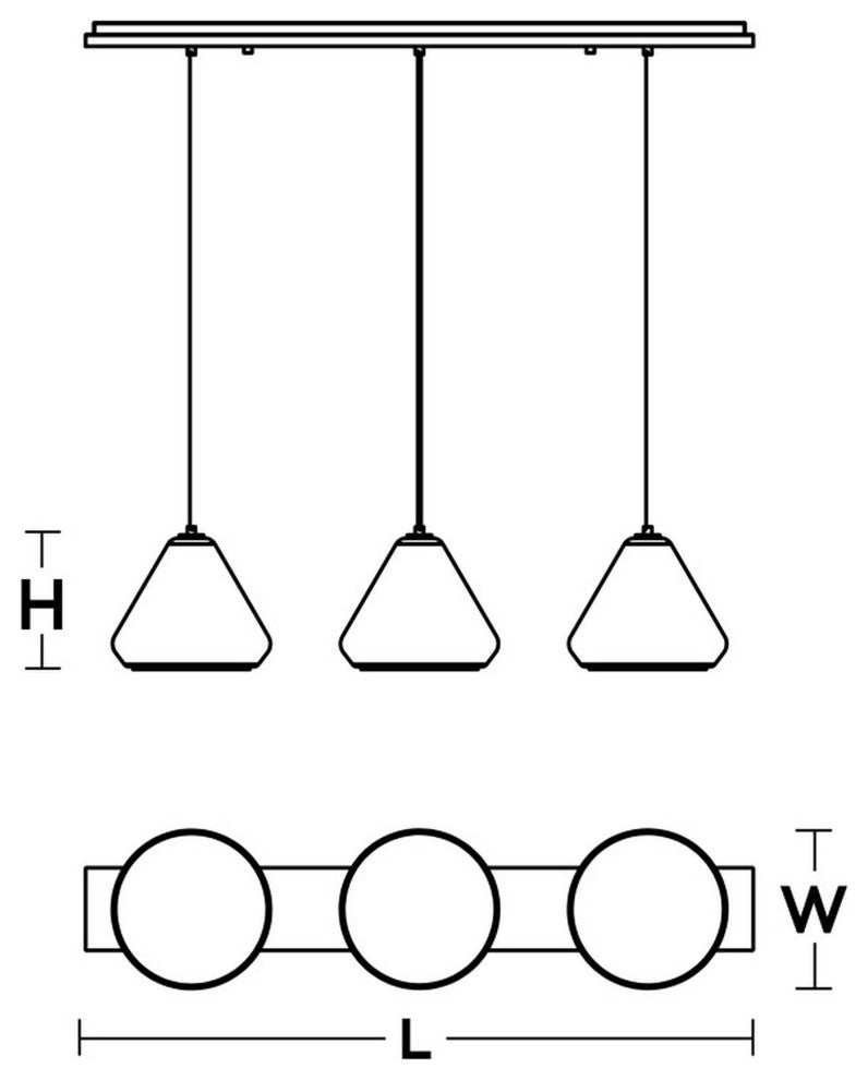 Armitage 3 Light Linear Pendant