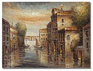 'Auburn Venice' Canvas Art by Rio