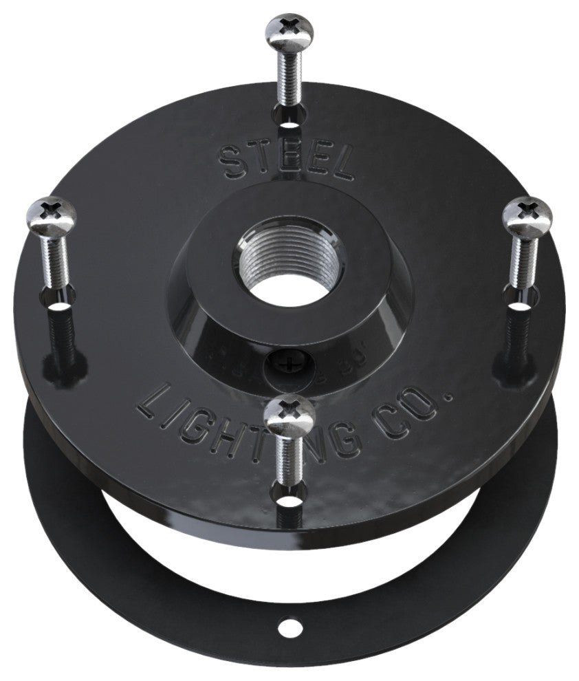 Steel Sign & Decor Light, The Venice, Black