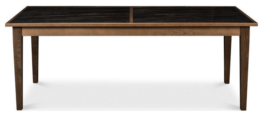 Butterfly Brown Extendable Dining Table Seats 10 People