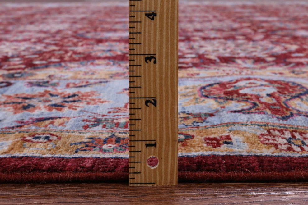 Hand-Knotted Persian Tabriz Wool Rug 9' 0" X 11' 10" - Q12910