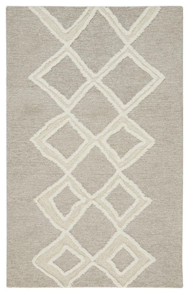 Weave & Wander Elika Brown 9'x12' Hand Tufted Area Rug
