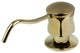 Built in Copper Soap Dispenser Refill from Top With 17oz Bottle, Gold
