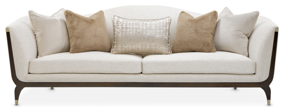 Paris Chic Sofa, Cremini/Espresso