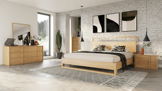 Nova Domus Berlin Modern Natural Oak Bed, California King
