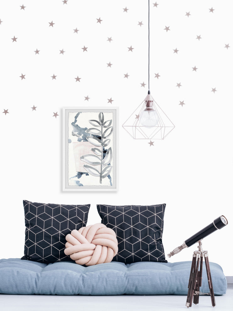 "Stem Lines" Framed Painting Print, 20"x30"