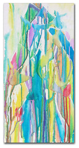 Lauren Moss 'Serendipity' Canvas Art, 16"x32"
