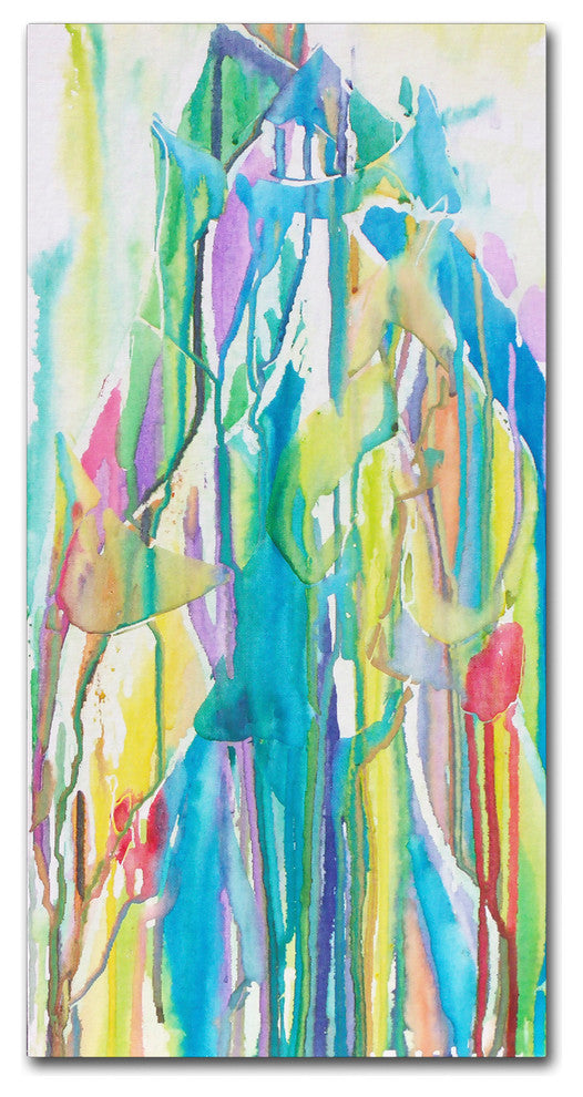 Lauren Moss 'Serendipity' Canvas Art, 16"x32"