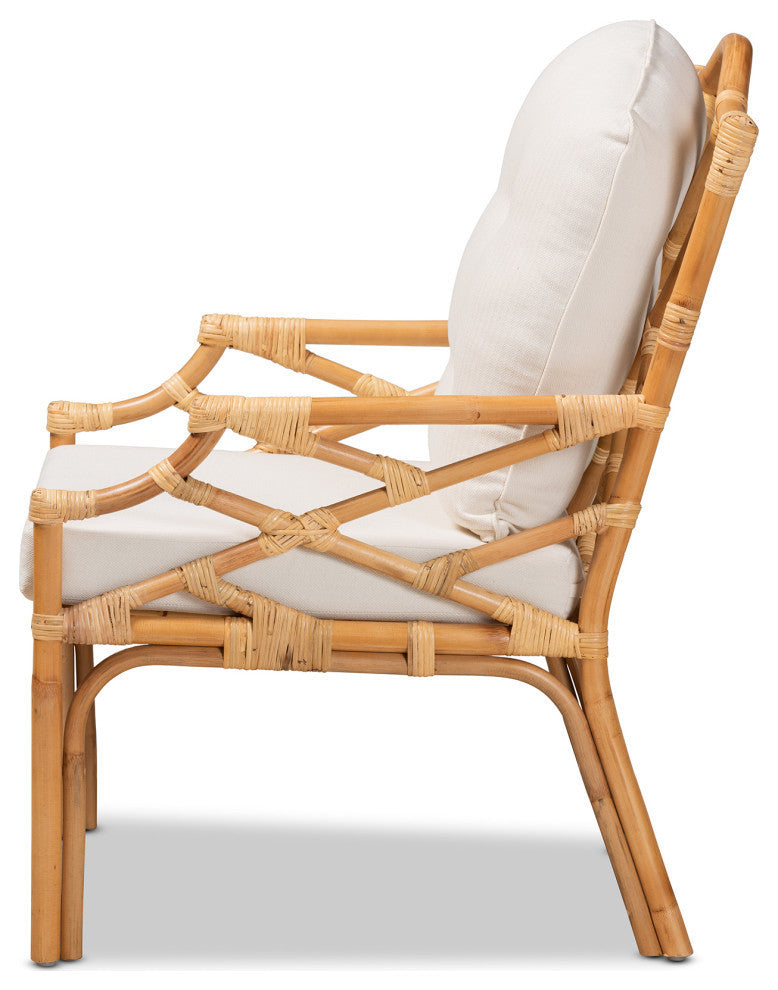 Aiszh California Coastal Rattan Arm Chair