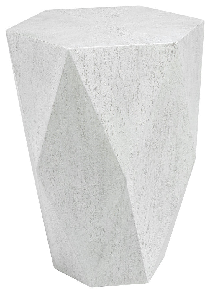 Uttermost Volker White Side Table