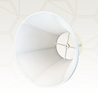 Royal Designs True Bell Basic Lamp Shade, V Notch Fitter, Eggshell, 4x8x7.25, Se